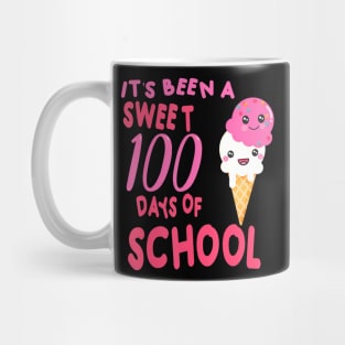 Ice Cream Cone 100 Days Of School Teacher Mug